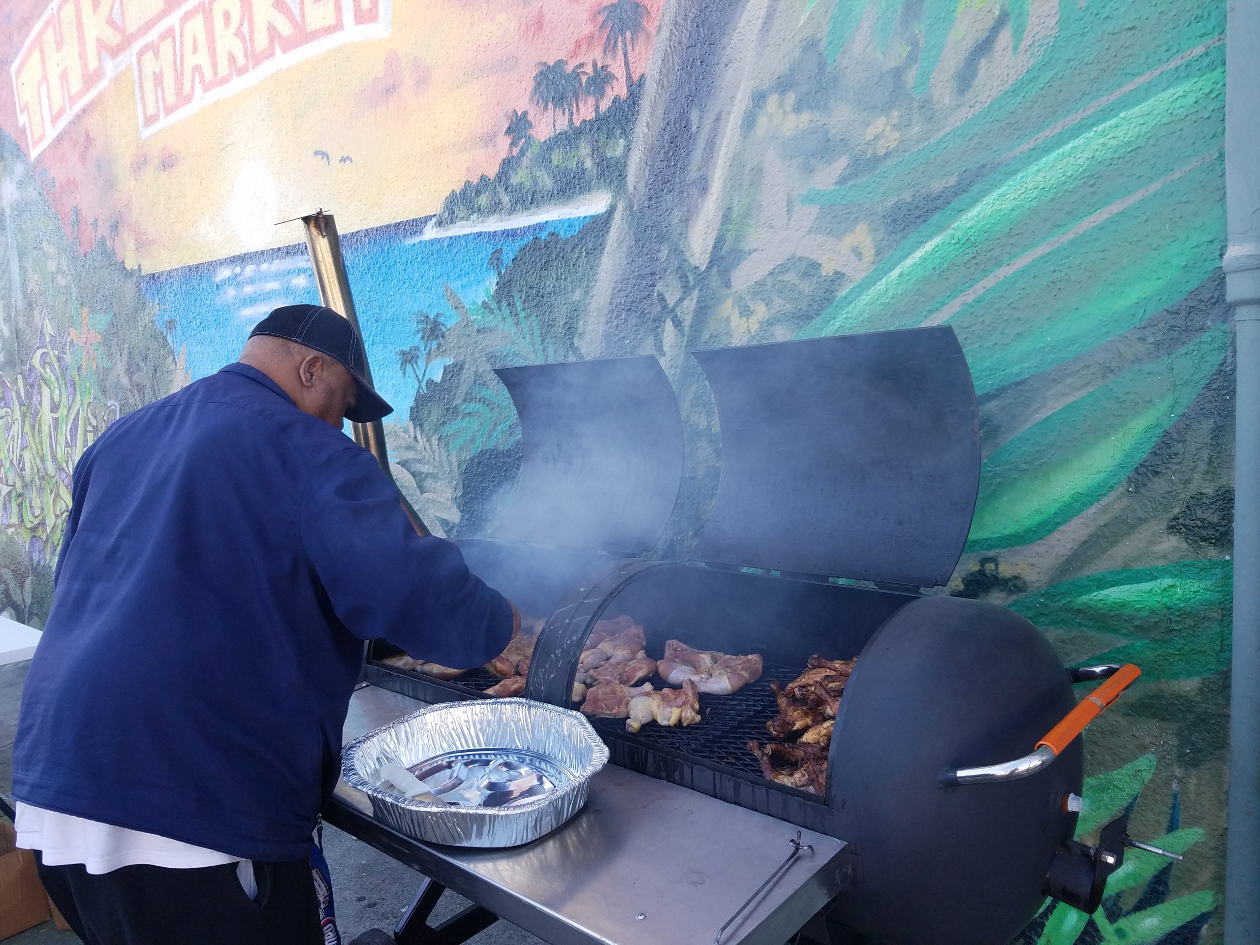 Grilling Chicken