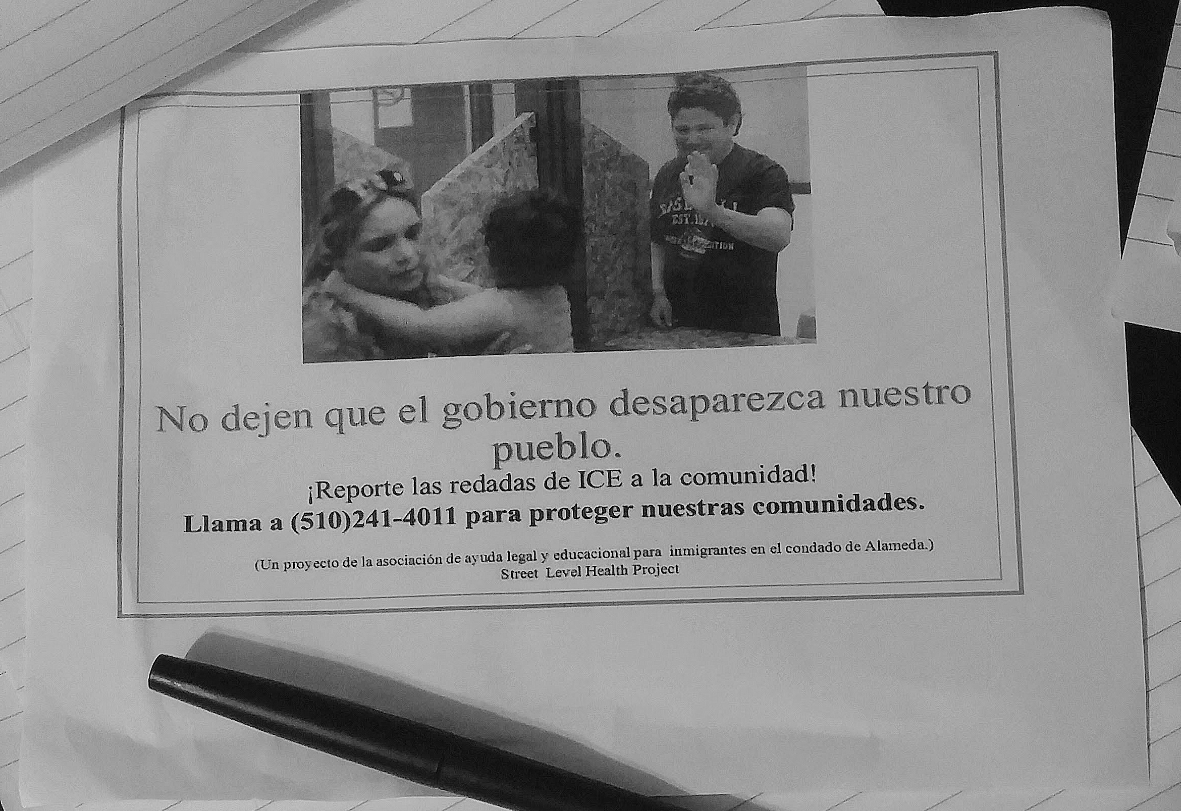 Oakland Workers Collective Flier for New Hotline