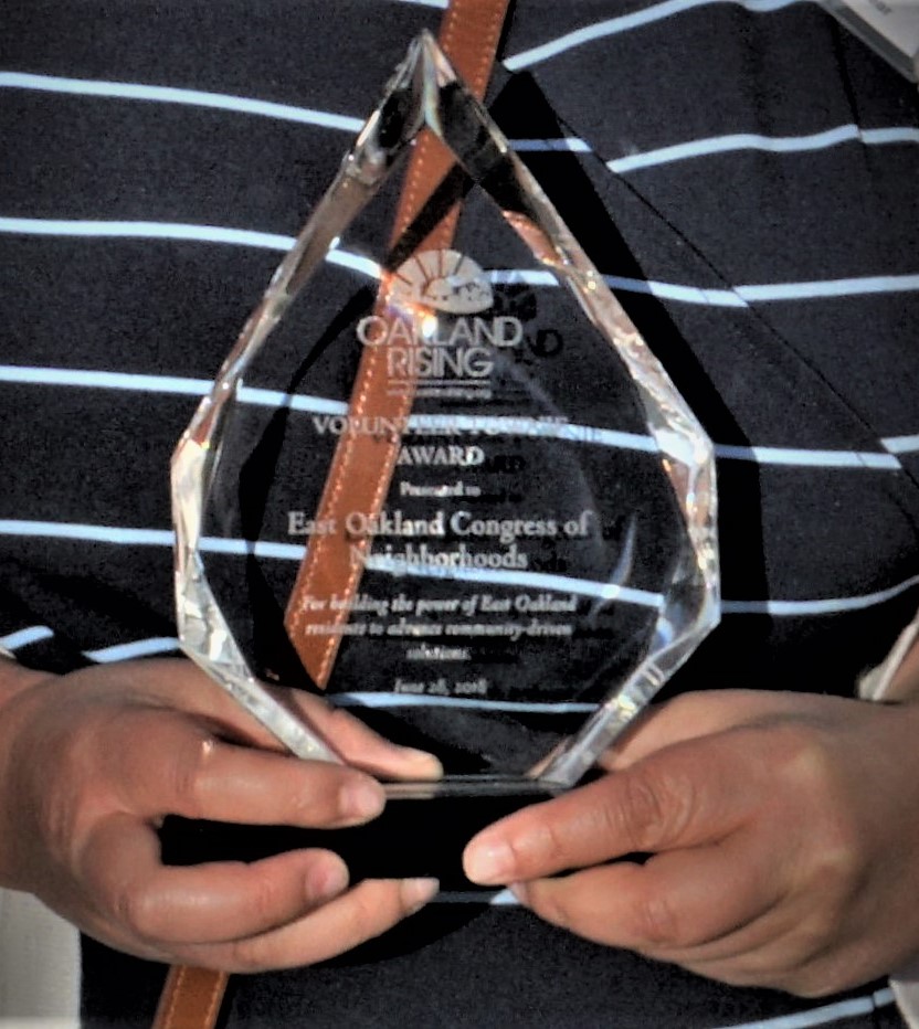 Award for Congress of Neighborhoods.