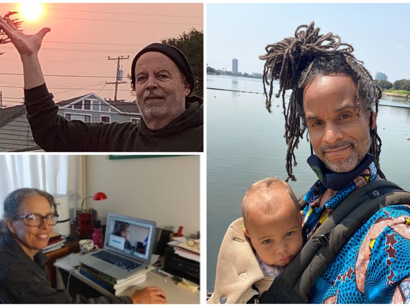 Three diverse teachers in Oakland in a collage image